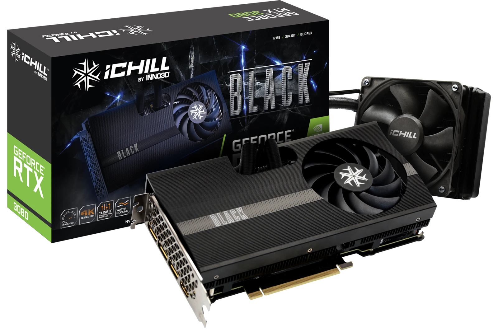 INNO3D GEFORCE RTX 3080 12GB ICHILL BLACK LHR